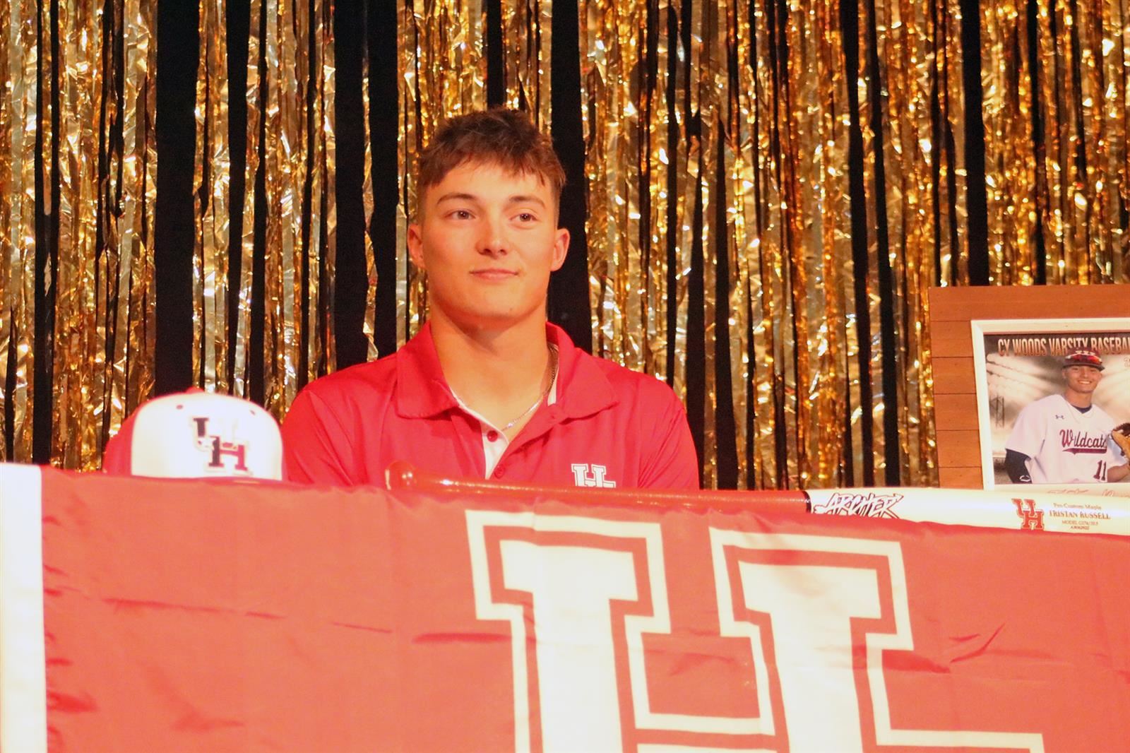 Cypress Woods High School senior Tristin Russell signed a letter of intent to the University of Houston.